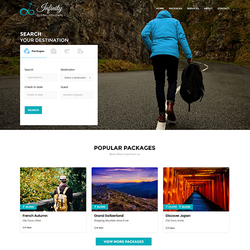 Infinity Turio Website